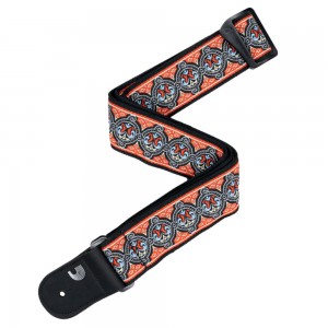 D'Addario Eco-Comfort Woven Guitar Strap, Orange